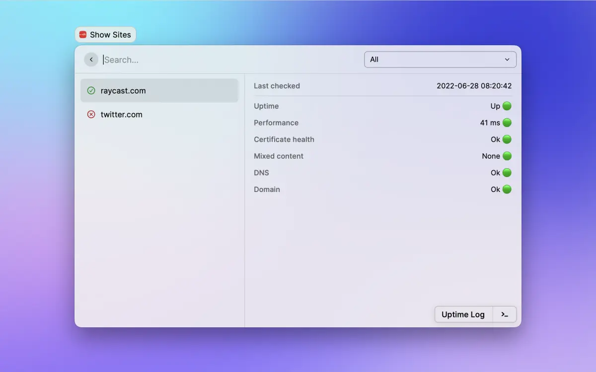 Raycast Extension