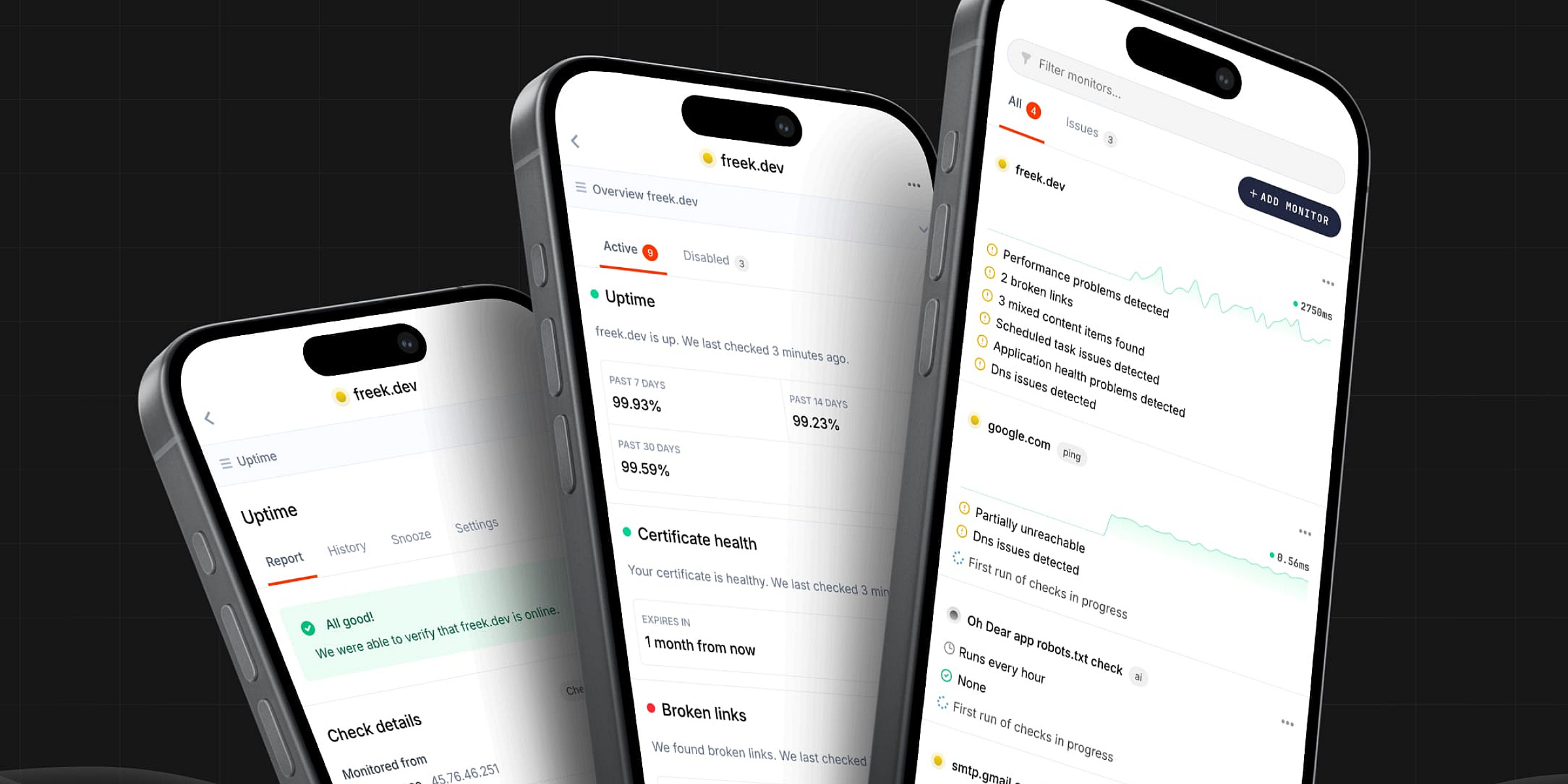 Oh Dear is now mobile-friendly