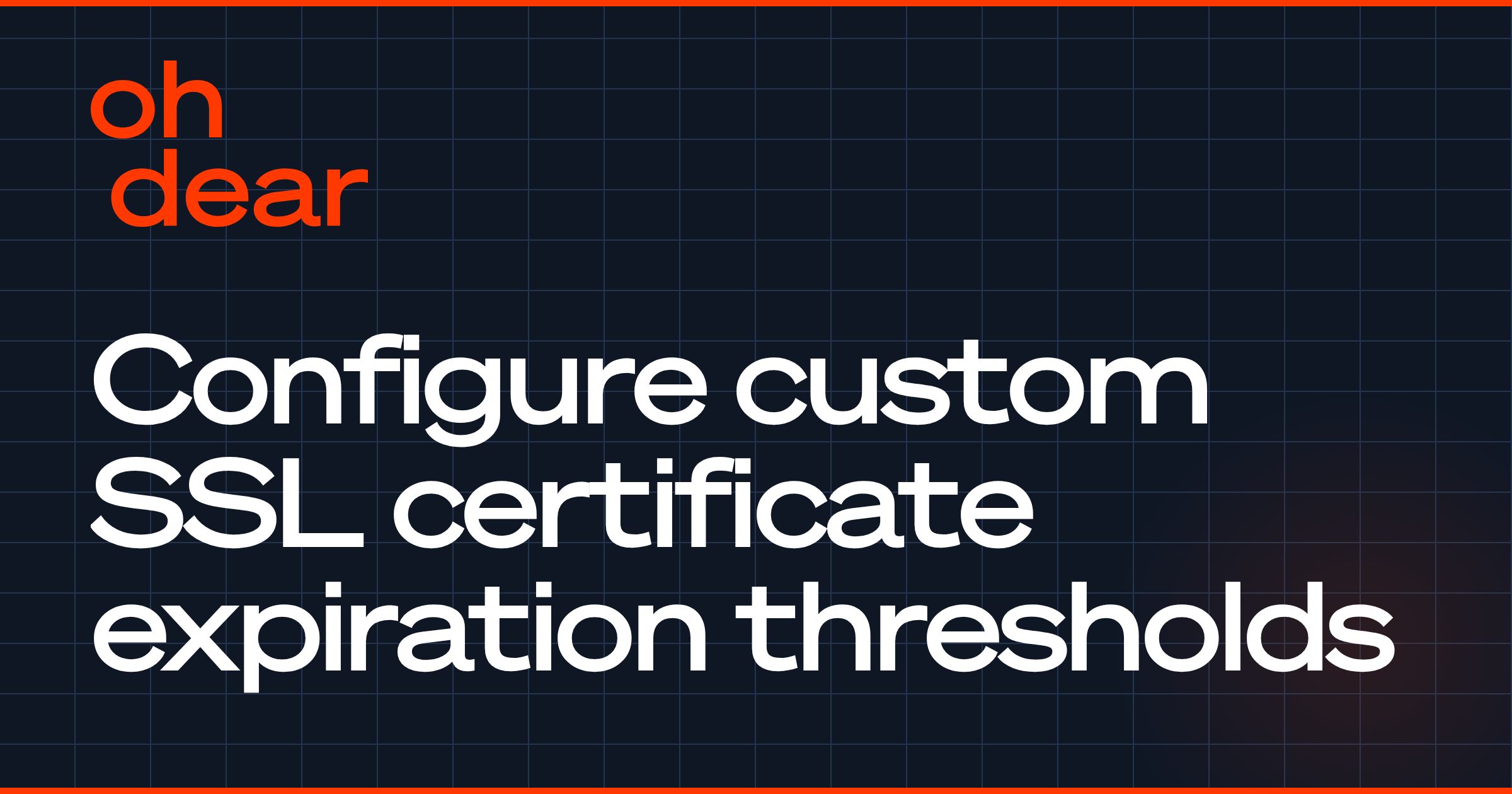 Ssl Cer Example Configure custom SSL certificate expiration thresholds